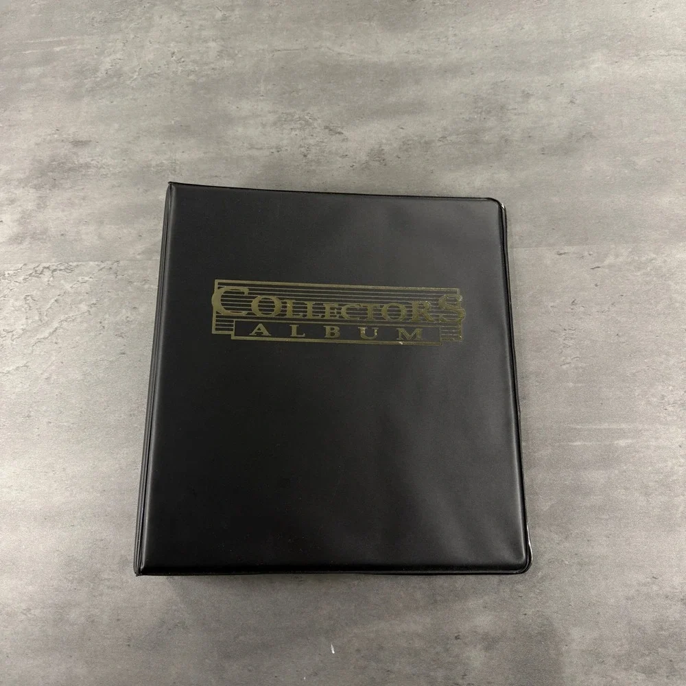 Ultra Pro Collectors Album Trading Card Binder Black 3-Ring 9-Pocket Pages